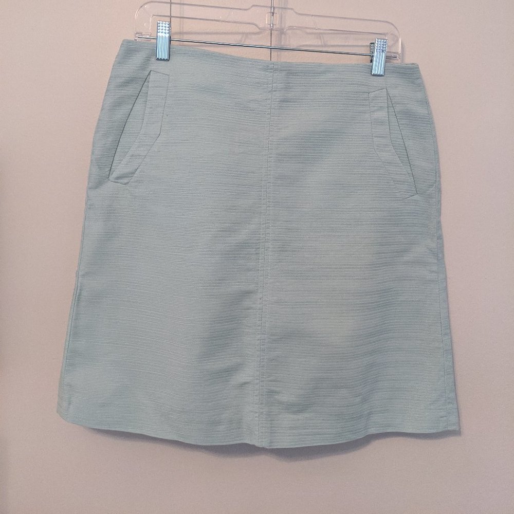 Textured Pocket A-Line Skirt